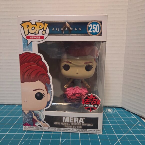 Funko POP Heroes DC Aquaman Mera EB Games 250 Vinyl Figure - Picture 1 of 4